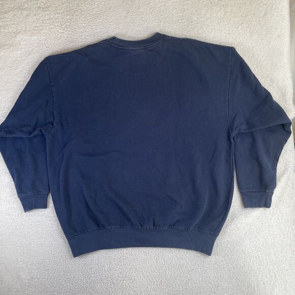 VTG Lost Creek Eagle Sweatshirt Mens XL Blue Graphic Crewneck Master of the Hunt - Picture 2 of 15